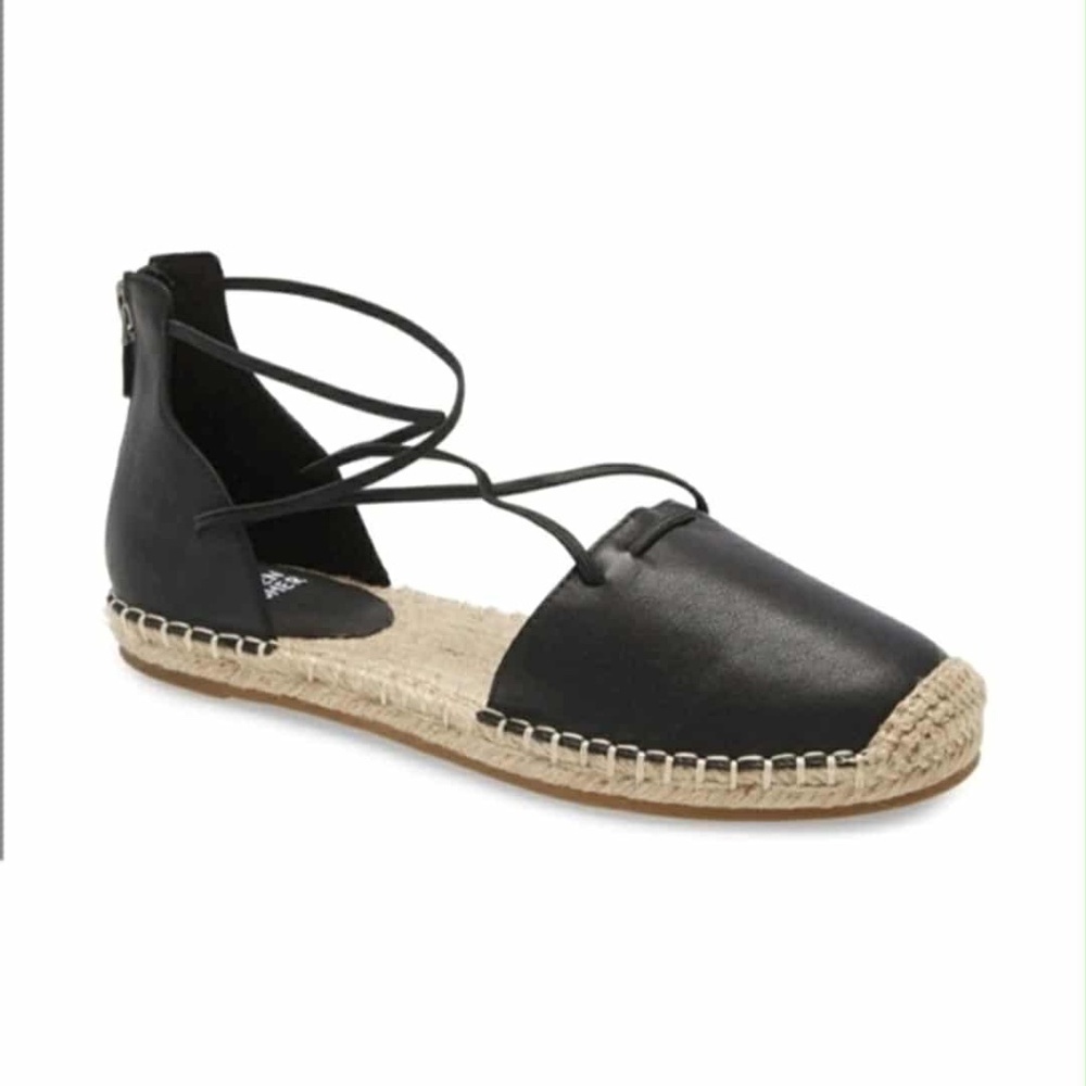 Eileen Fisher Womens Balletcore Lace Espadrille Strappy Leather Sandals US 10 - Picture 2 of 11